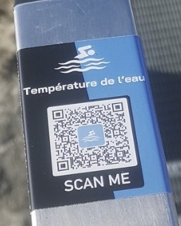QR code sticker example